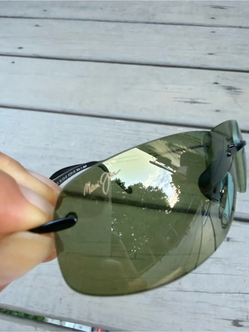 Maui Jim Honolua Bay MJ-516-02 rimless polarized sunglasses